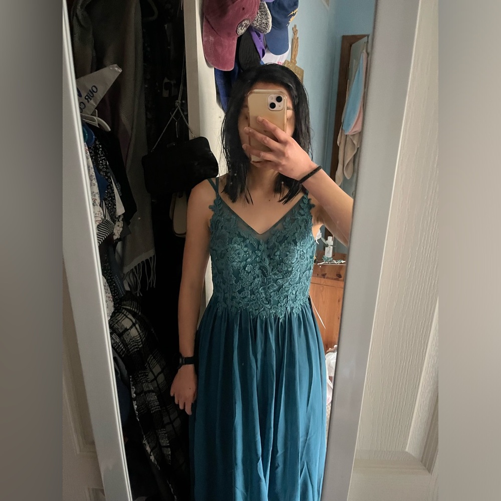 Peacock Bridesmaid/Homecoming Dress